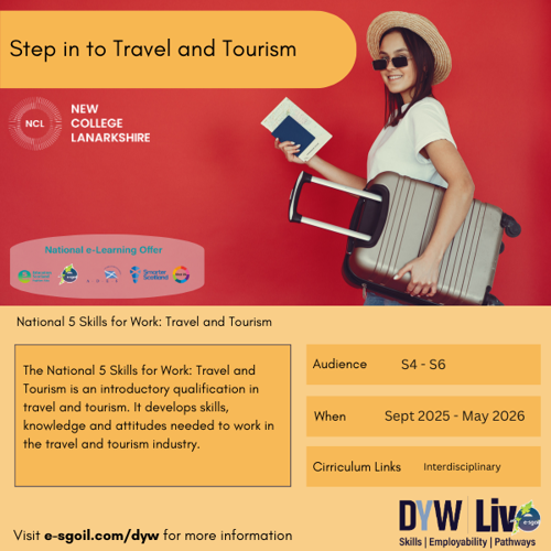 Travel and Tourism Skills for Work - National 5