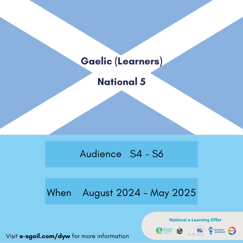 Gaelic (Learners) - National 5